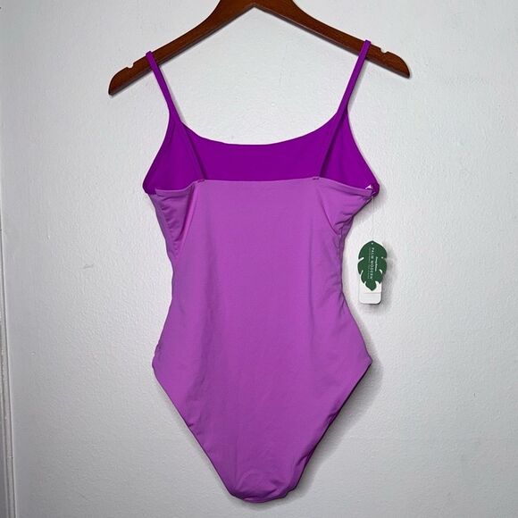 Tommy Bahama Women's Palm Modern Reversible Maillot One Piece Swimsuit Size 8 - Picture 9 of 11